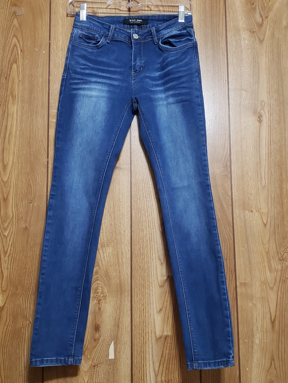 Blue Skinny jeans Stretch Sz 5 Wax Jeans Los Angeles Womens Coquette Comfy